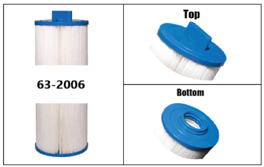 Filter 63-2006 - Filter Element Cartridge 50 S.F. Teleweir W/SAE THREAD