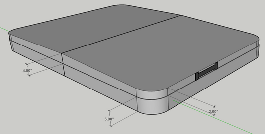 Replacement Spa Cover (Stock) for the Hurricane - 2015 - Present (Copy)-Cover: Hurricane Chocolate