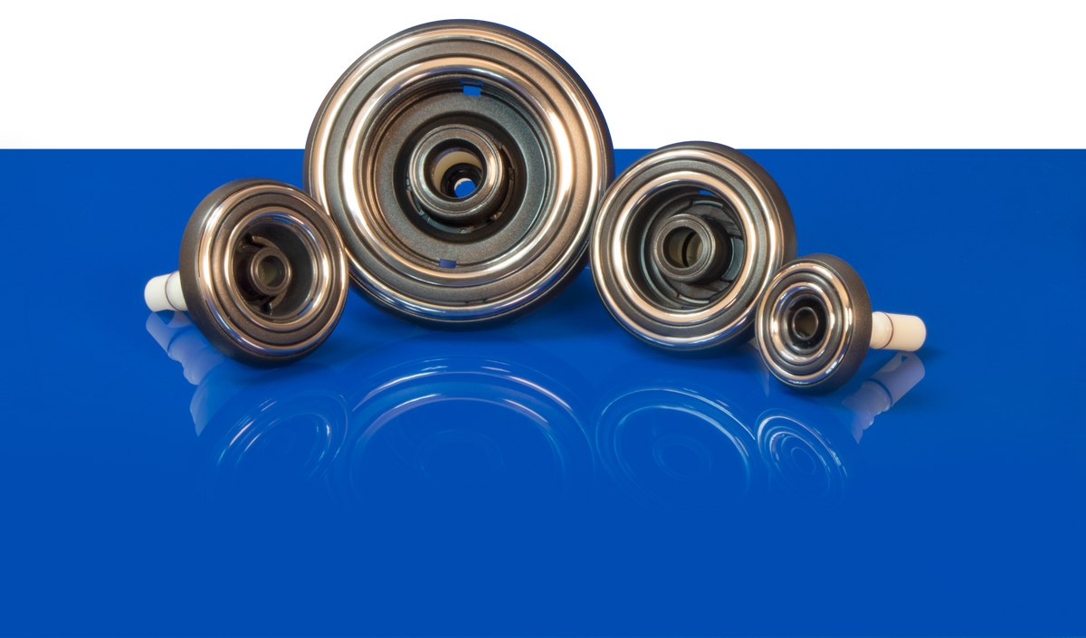 Cuerpo de chorro - 4" Poly Storm, SGMS, blanco 3/4" SB X 3/8" SB