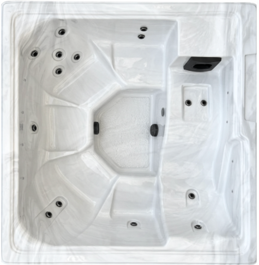 Replacement Spa Cover (Stock) for the Tubly 2015 - Present-Cover: Tubly/Ontario Black