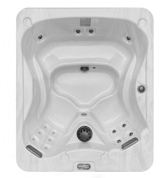 Replacement Spa Cover (Stock) for the LS400 - 2015 - Present-Cover: LS400/Quartet/SW50 Chocolate 79" x 66.5", 6RC x 4, 4" Shirt